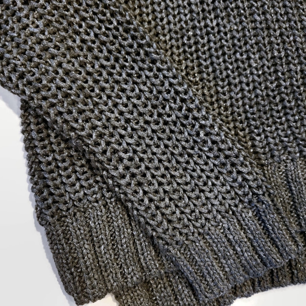Rag & Bone Gray Metallic Sweater - Picture 8 of 12